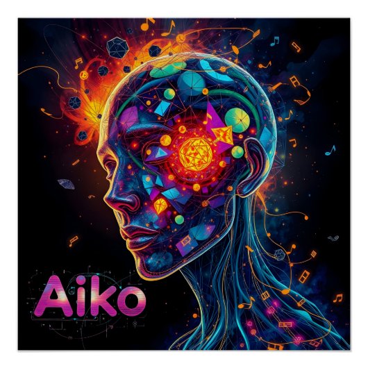 AiKo Grunge Grafisch #4 Perfect Poster (Voorkant)