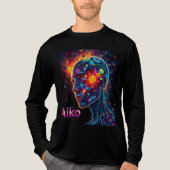 AiKo Grunge Grafisch #4 Tri-Blend Shirt (Voorkant volledig)