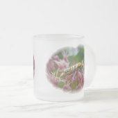 Ailanthus Web Worm Moth on Ironweed Matglas Koffiemok (Voorkant rechts)