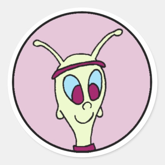 Aileen Mini Circle Sticker (Voorkant)