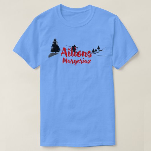 Aillons Margeriaz Ski Long T-shirt (Design voorkant)