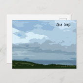 Ailsa Craig Briefkaart (Voorkant / Achterkant)
