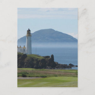Ailsa Craig, vuurtoren van Turnberry Briefkaart