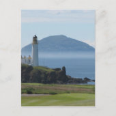 Ailsa Craig, vuurtoren van Turnberry Briefkaart (Voorkant)