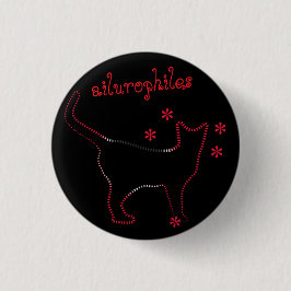 ailurofielen Kat liefhebbers Knop Ronde Button 3,2 Cm