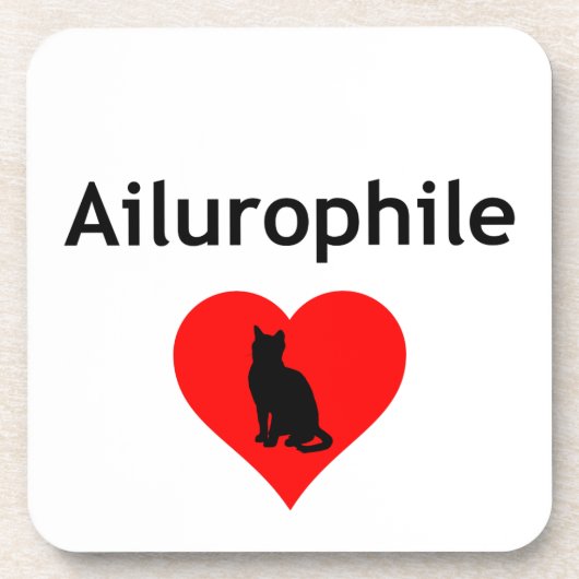 Ailurophile Bier Onderzetter (Voorkant)
