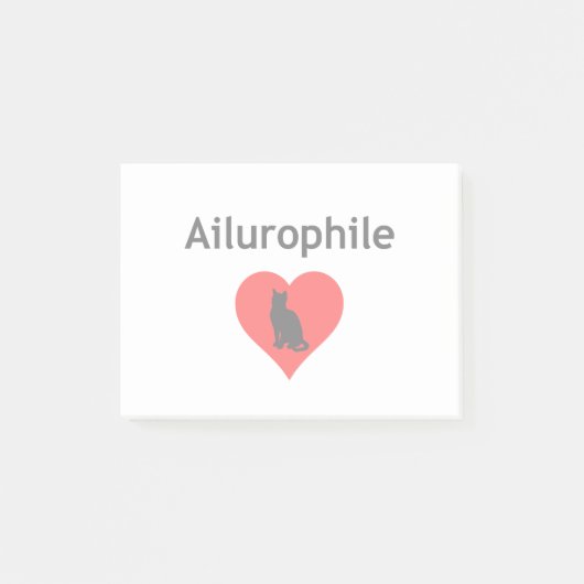 Ailurophile Post-it® Notes (Voorkant)