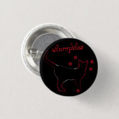ailurophiles Kattenliefhebbers Button (Voorkant /achterkant)