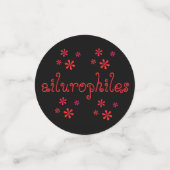 ailurophiles Kattenliefhebbers Button Confetti (Kleine voorkant)