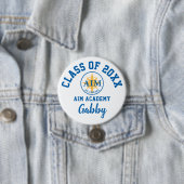 AIM Academy Button Logo Custom Personalized (In situ)