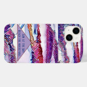 Aim at Sky Reach the Mountains Snow Alps Birthday Case-Mate iPhone Case (Achterkant (horizontaal))