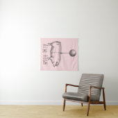 Aim High Cute Pig and Balloon Inspirational Wandkleed (In Situ (horizontaal))