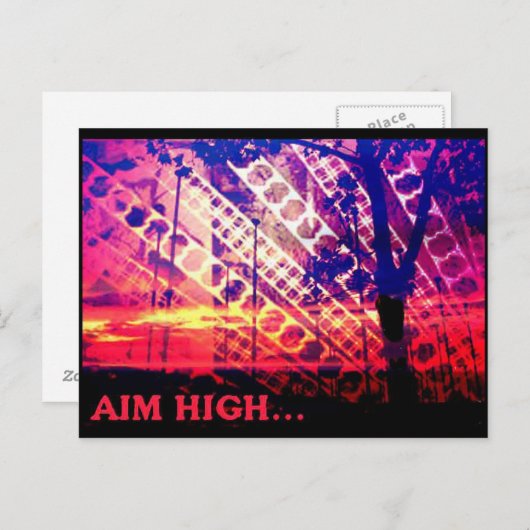 AIM High-kaart Briefkaart (Voorkant / Achterkant)