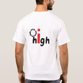 AIM High Motivatie Typography Design T-shirt (Achterkant)