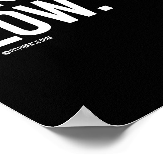 Aim High Squat Low - Guy Fitness -.png Poster (Hoek)