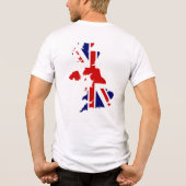 Aim High, Vote Lowe British Map Tri-Blend Shirt (Achterkant)