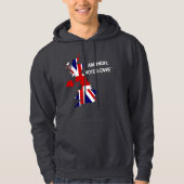 Aim High, Vote Lowe Statement British Map Hoodie (Voorkant)