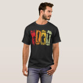 Aim Shoot Swear Repareert Archery Quote T-shirt (Voorkant volledig)