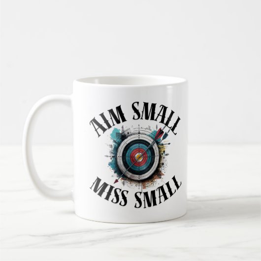 Aim Small Miss Small Koffiemok (Links)