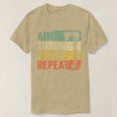 Aim Throw Swear Herhaal Ax Throwing Gift Funny Cla T-shirt (Design voorkant)
