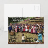 AIM-Uganda Praise Ye the Lord Postcard Briefkaart (Voorkant / Achterkant)