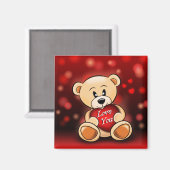 Aimant De Poets houdt van je Magneet (Voorkant / Achterkant)