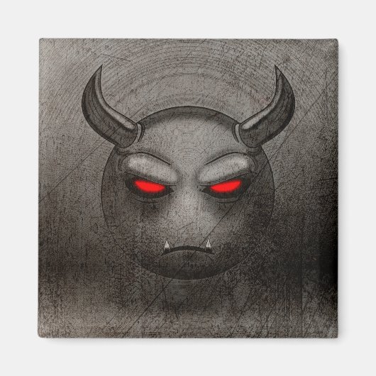 Aimant Devilmoji Vintage Magneet (Voorkant)
