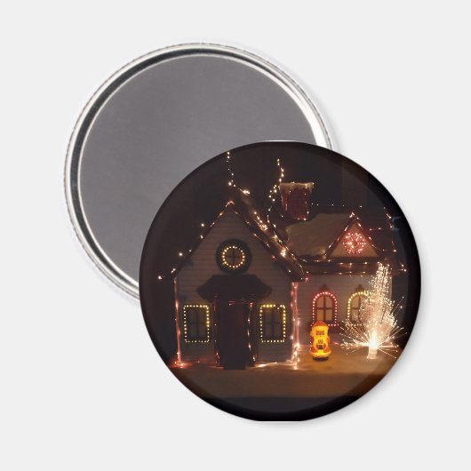 Aimant frigo, pour les fêtes magneet (Voorkant / Achterkant)