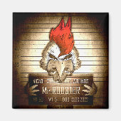 Aimant Mr Rooster Vintage Magneet (Voorkant)