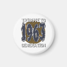 Aimant Tribute to 1963 generation anniversaire