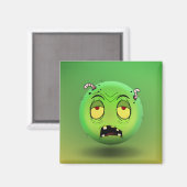 Aimant Zombiemoji Magneet (Voorkant / Achterkant)