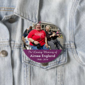 Aimee England Memorial Button (In situ)