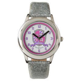Aimee meisjes naam betekent kuif eenhoorn roze horloge