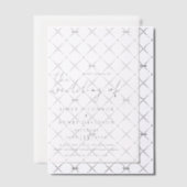 Aimee Rustic Script Modern Wedding Vellum Uitnodigingen (Offset (Uitnodiging))