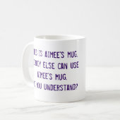 Aimee's Mok (Voorkant links)