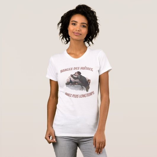 Aimez plus longtemps T-Shirt (Voorkant volledig)