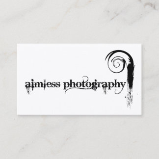 Aimless Photography Visitekaartje