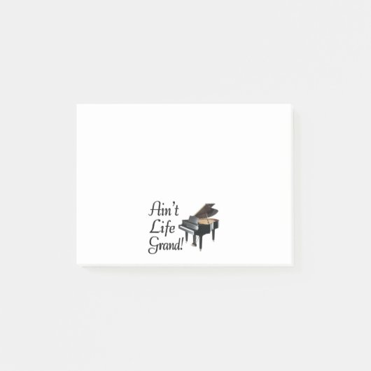 Ain-t Life Grand Piano Post-it® Notes (Voorkant)