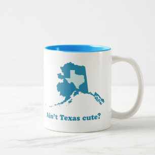 Ain t Texas Cute Alaska Boasting Tweekleurige Koffiemok