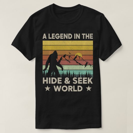 Ain the Hide and Seek World Retro  T-shirt (Design voorkant)