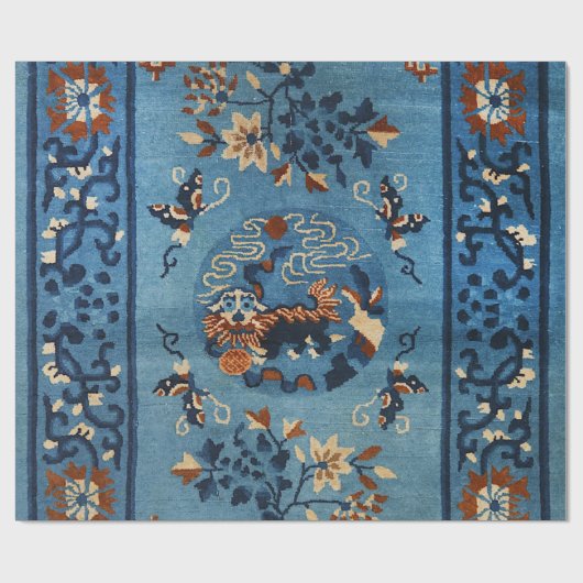 Aincent Chinese Deep Royal Blue  Cadeaupapier (Vlak)