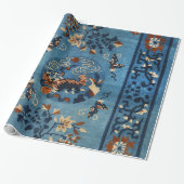 Aincent Chinese Deep Royal Blue  Cadeaupapier (Uitgerold)