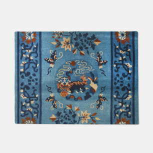 Aincent Chinese Deep Royal Blue Deurmat