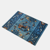 Aincent Chinese Deep Royal Blue Deurmat (Schuin)