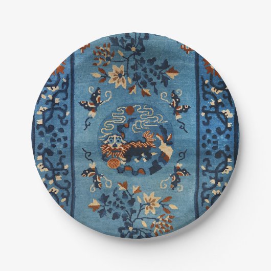 Aincent Chinese Deep Royal Blue Papieren Bordje (Voorkant)