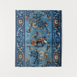 Aincent Chinese Deep Royal Blue Wandkleed