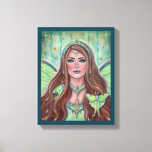 Aine Irish goddess fairy by Renee Lavoie Canvas Afdruk (Voorkant)