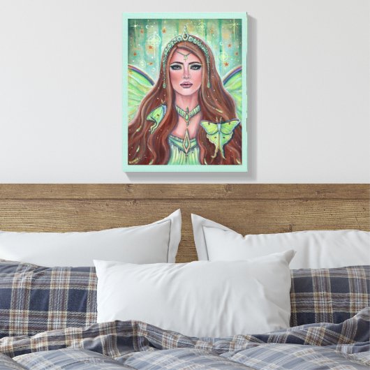 Aine Irish goddess fairy by Renee Lavoie Canvas Pr (Insitu (Slaapkamer))