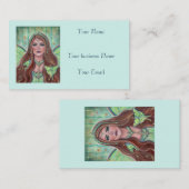 Aine Irish goddess fairy by Renee Lavoie Visitekaartje (Voorkant / Achterkant)