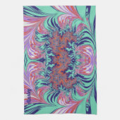 AINSLEY ~ Blauw Groen Rood Paarse ~ 3D ~ Theedoek (Verticaal)